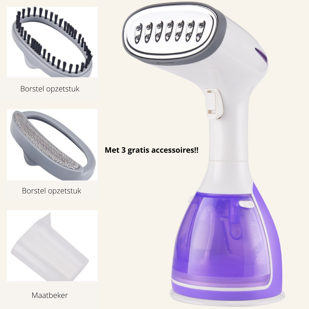 Travel Mini Fabric Steamer Easy Iron