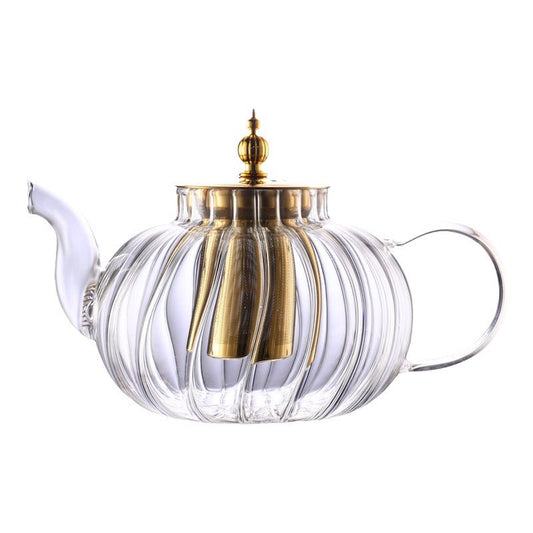 Striated Infuser Stainless Steel Tea Pot - Befez
