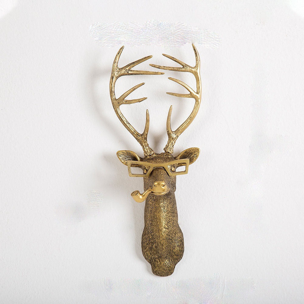 Vintage Copper Wildlife Necklace