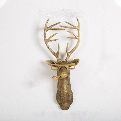 Vintage Copper Wildlife Necklace