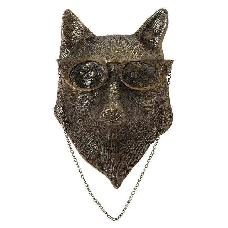 Vintage Copper Wildlife Necklace