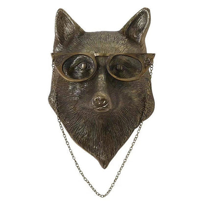 Vintage Copper Wildlife Necklace