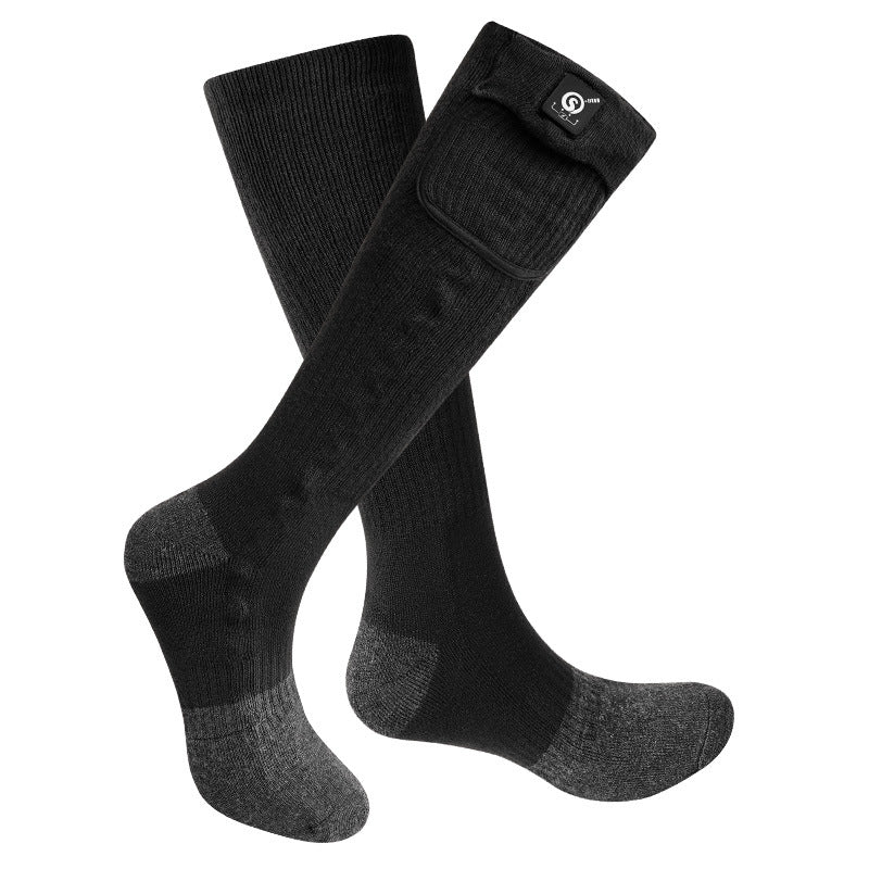 Warm Rechargeable Ski Socks for Cold Winter Sports