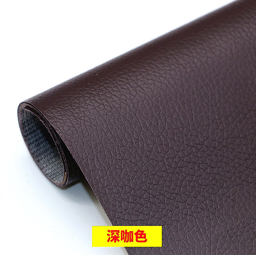 Fun Lychee Print Sticky Faux Leather Patch