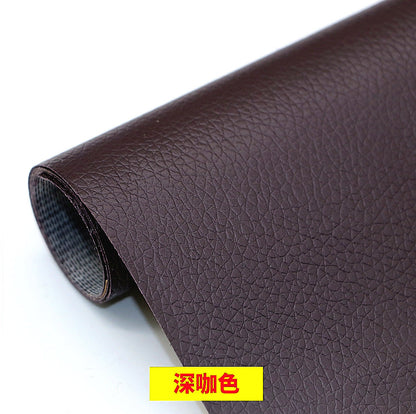 Fun Lychee Print Sticky Faux Leather Patch