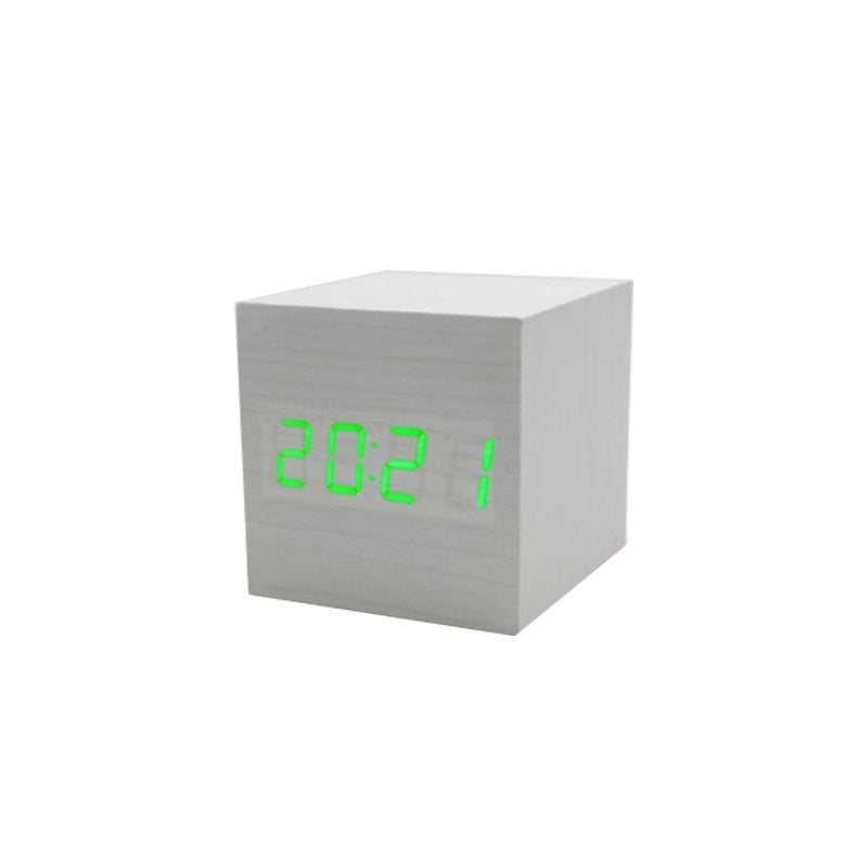 Accurate Square LED Clock Thermometer
