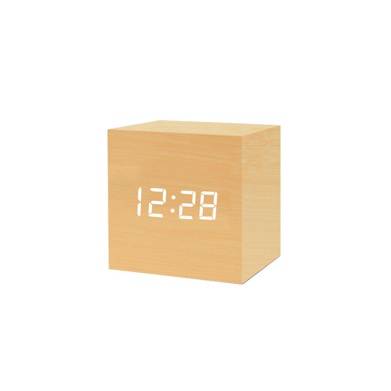 Accurate Square LED Clock Thermometer