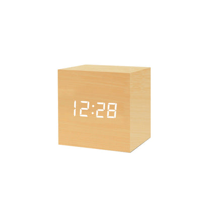 Accurate Square LED Clock Thermometer