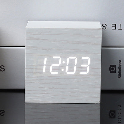 Accurate Square LED Clock Thermometer