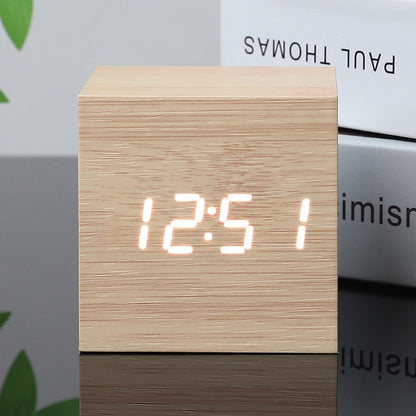 Accurate Square LED Clock Thermometer