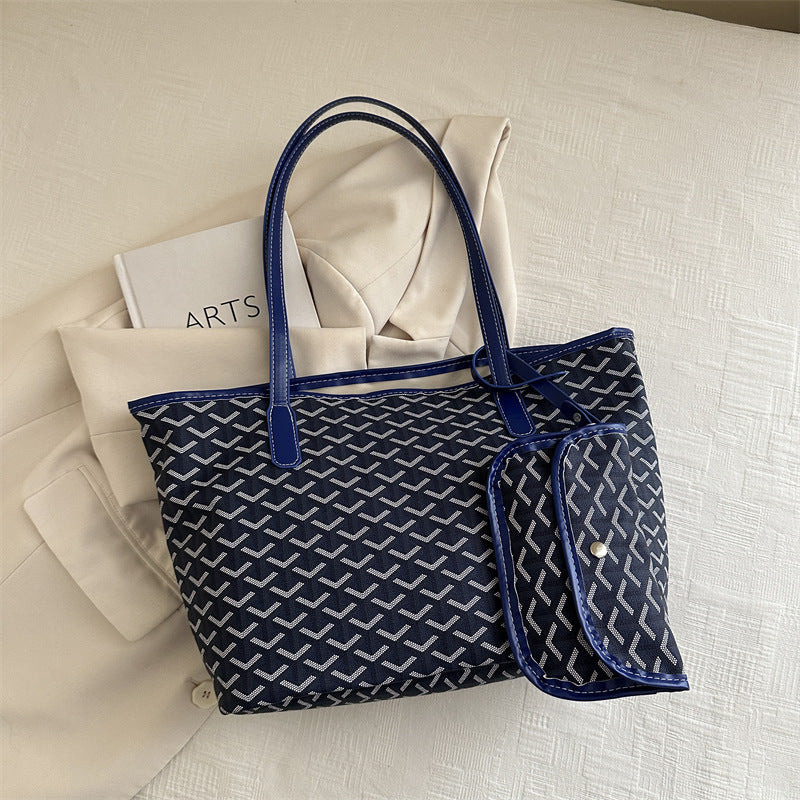 Big Women's Tote Shoulder Handbag PU Leather Bag