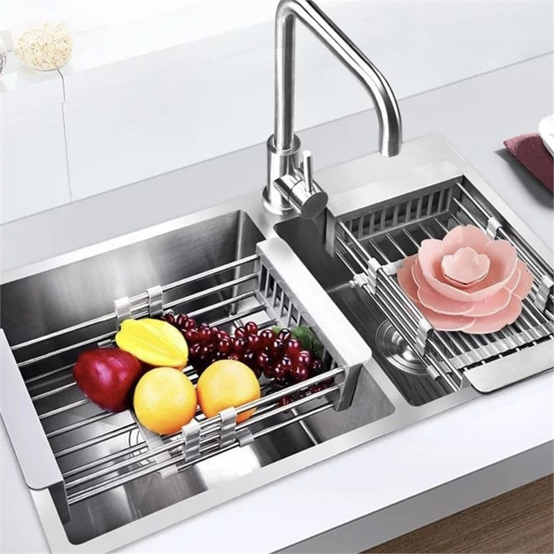 Space Saving Collapsible Dish Rack and Plate Holder
