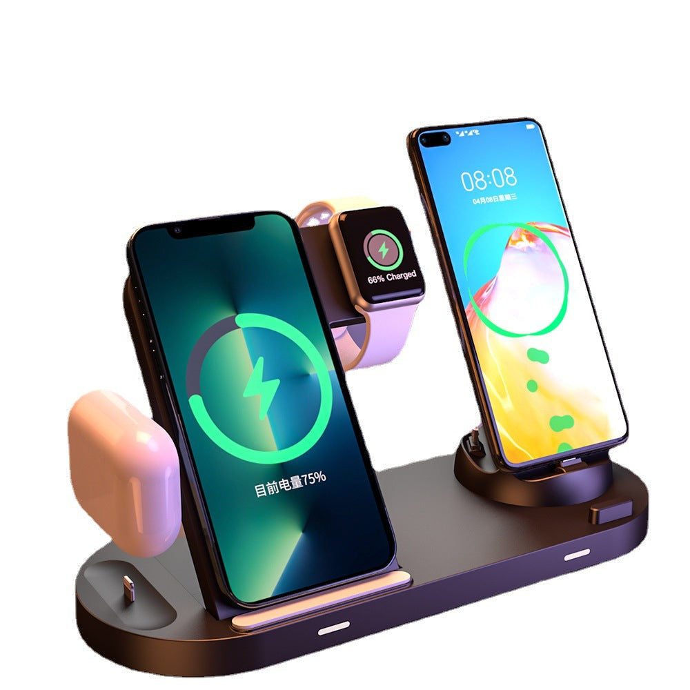 Compact 6-in-1 Fast Wireless Charging Station - Befez