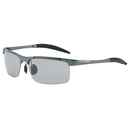 Trendy Polarized Color Changing Sunglasses with AVC Lens