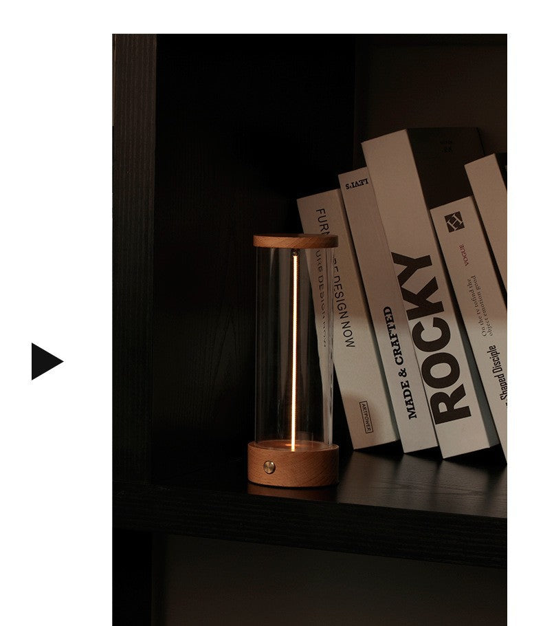 Slim Rechargeable LED Night Light with Magnetic Strip