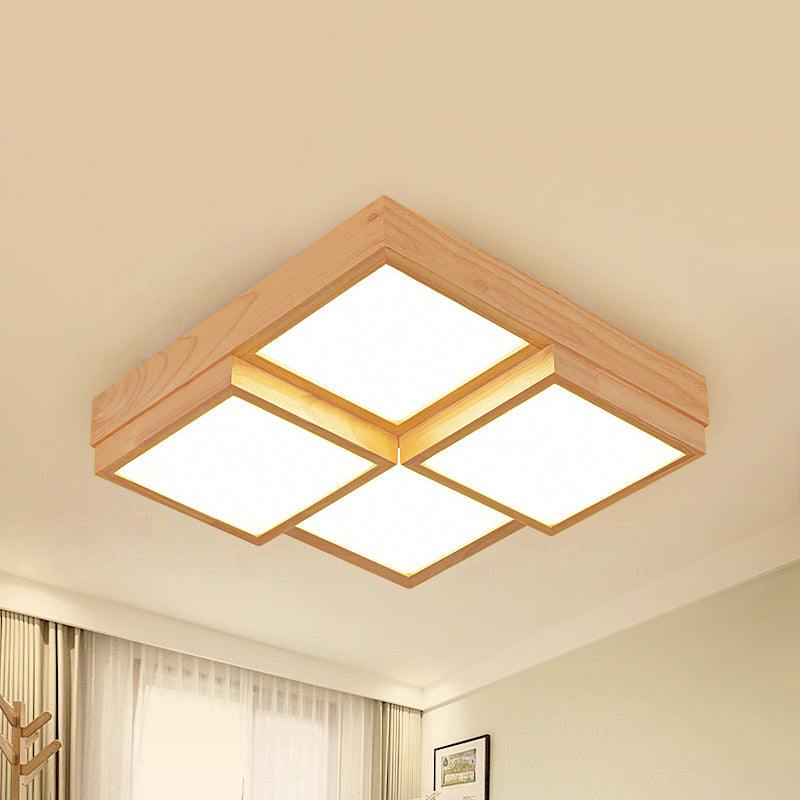 Rustic Wooden Pendant Lamp - Befez