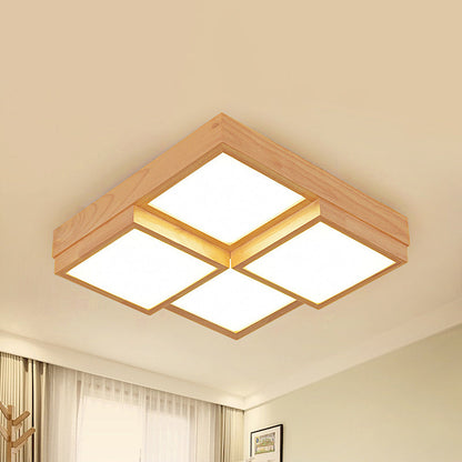 Rustic Wooden Pendant Lamp - Befez