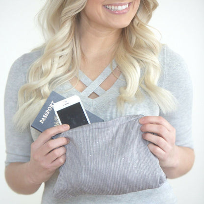 Warm Safe Scarf with Hidden Pocket