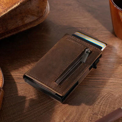 Secure Slim Leather Wallets