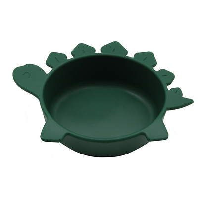 Soft Silicone Baby Bowl - Fun Dinosaur Grip Bowl
