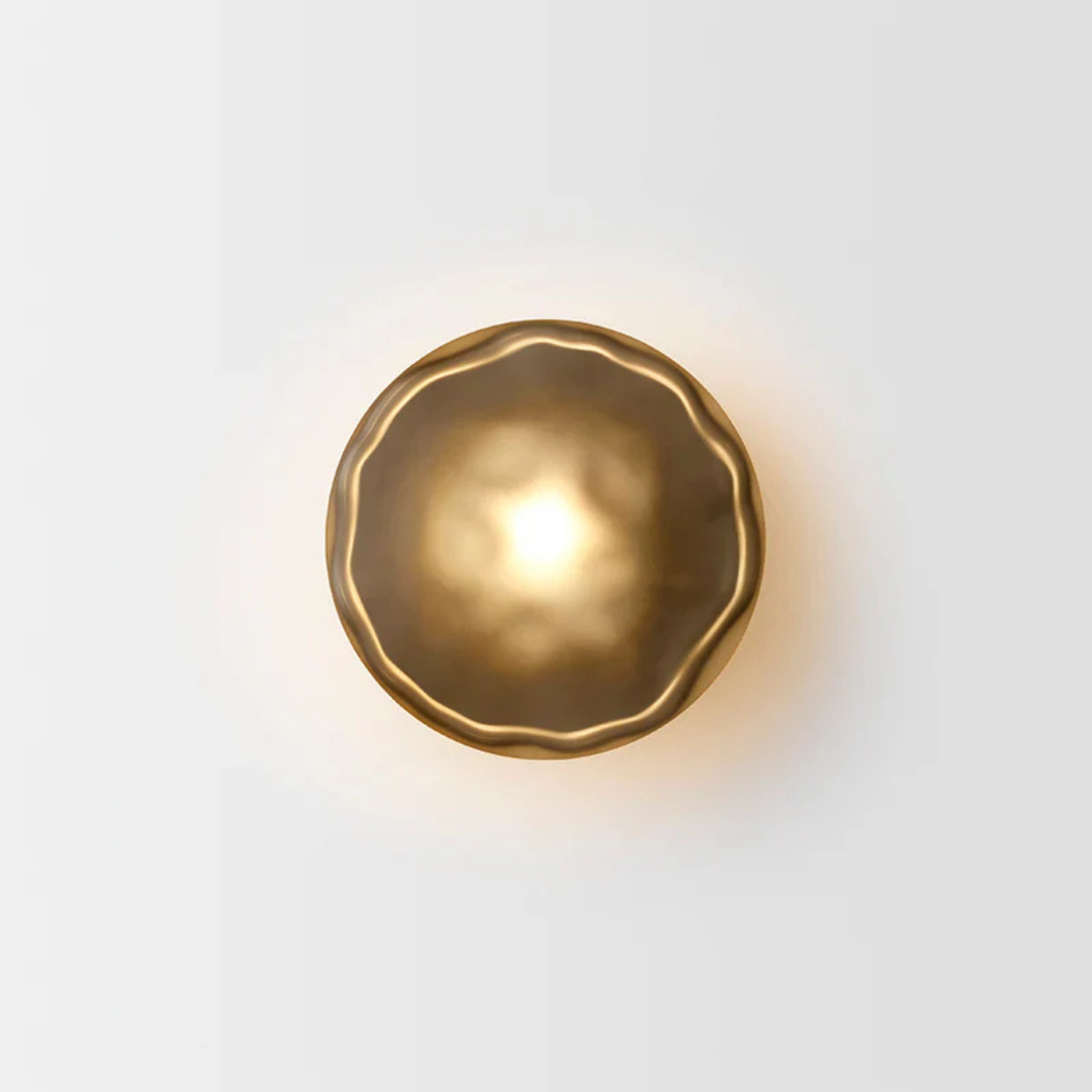 Sleek Glass Contemporary Wall Light
