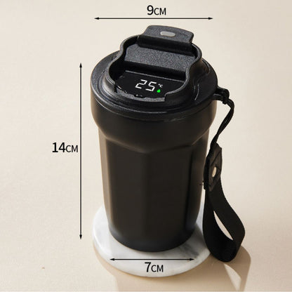 Insulated Stainless Steel Smart Coffee Mug 450ml