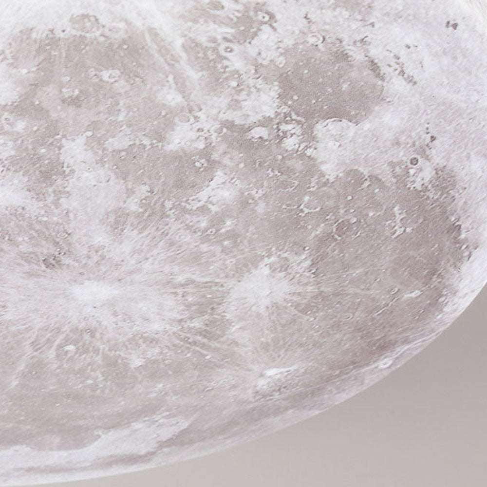Glowing Moon Ceiling Light With Warm LED Glow