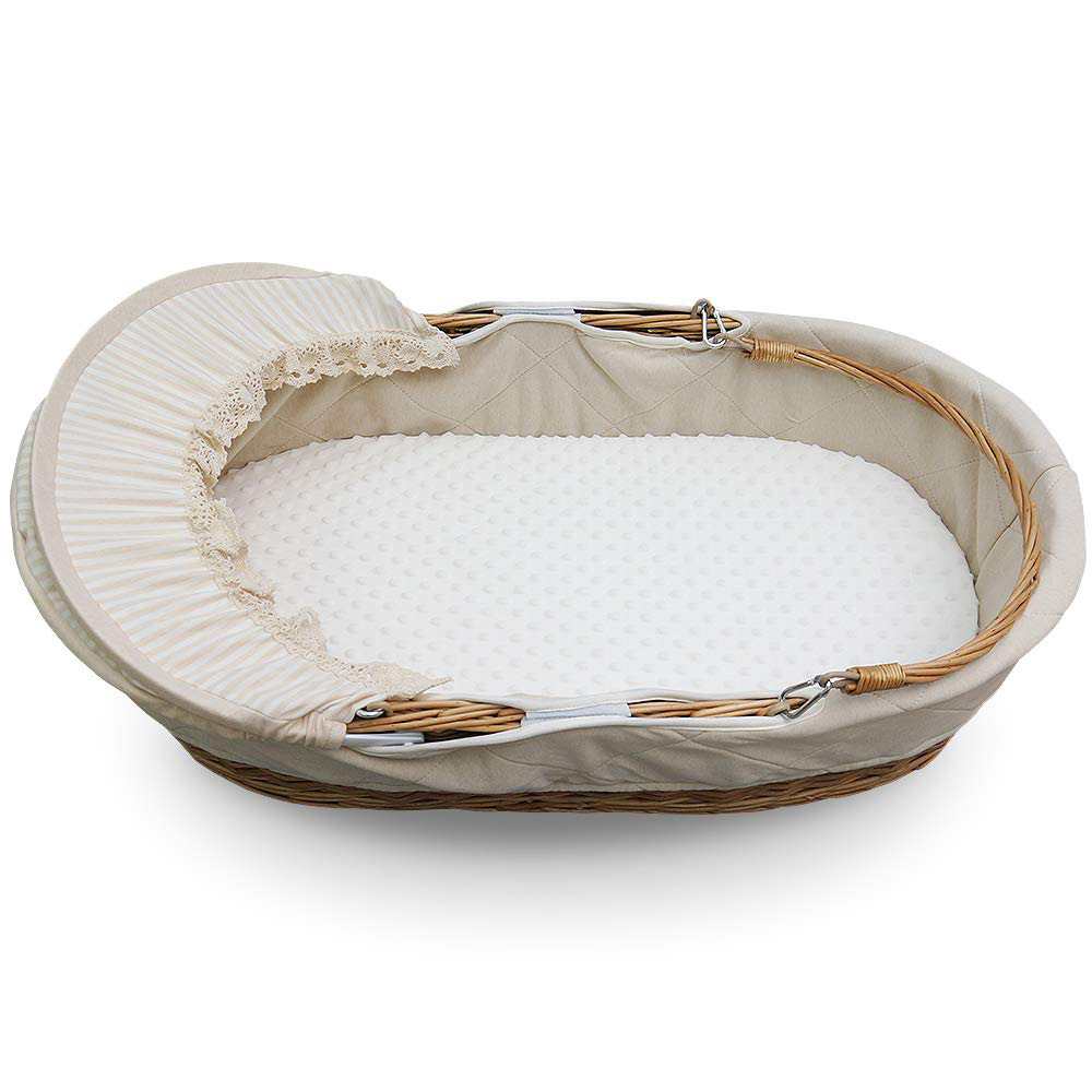 Comfy Moses Basket Pad Cover