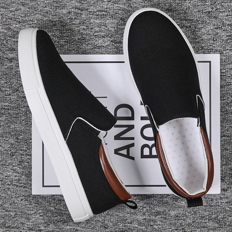Casual Canvas Mens Slip On Shoes