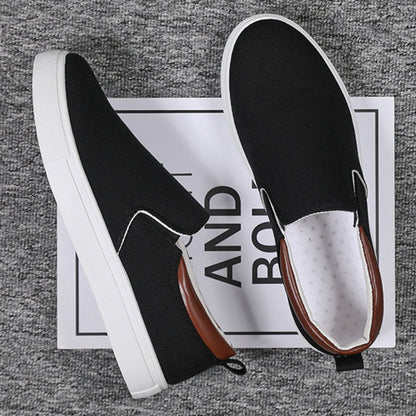 Casual Canvas Mens Slip On Shoes