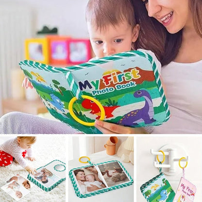 Baby's First Photo Album with Shatterproof Mirror