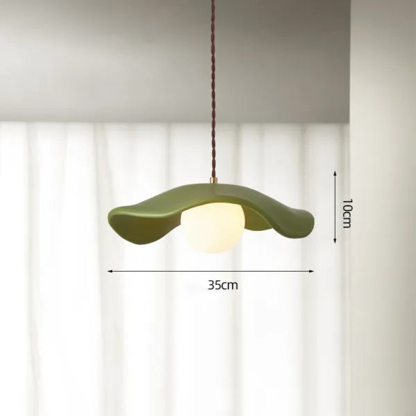 Natural Leaf Hanging Light Fixture