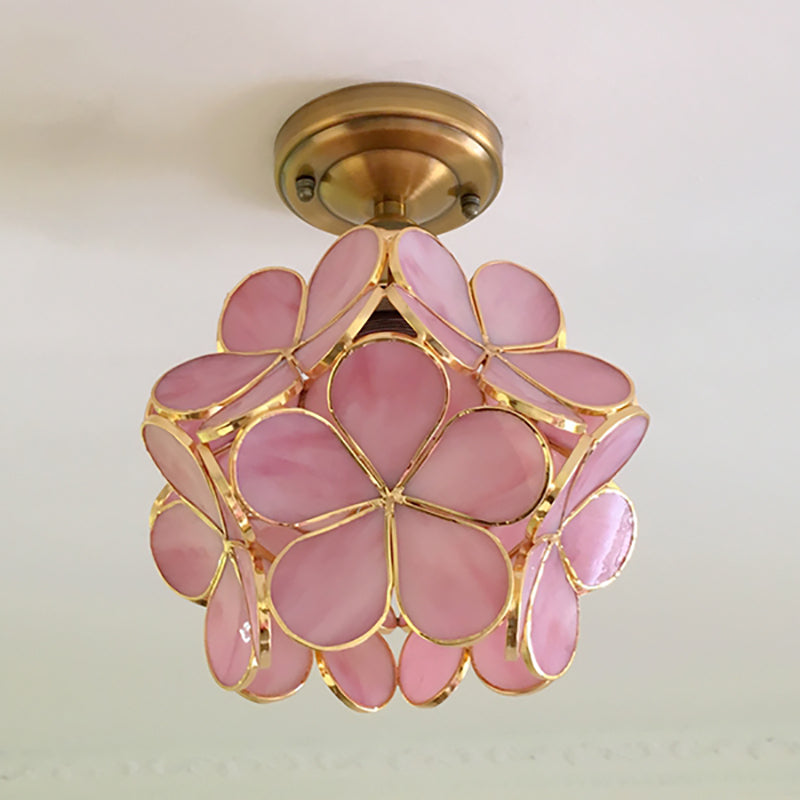 Vintage Style Tiffany Ceiling Lamp