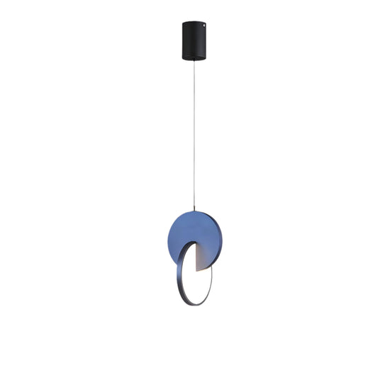 Stylish Round LED Hanging Light with Soft Warm Glow - Befez