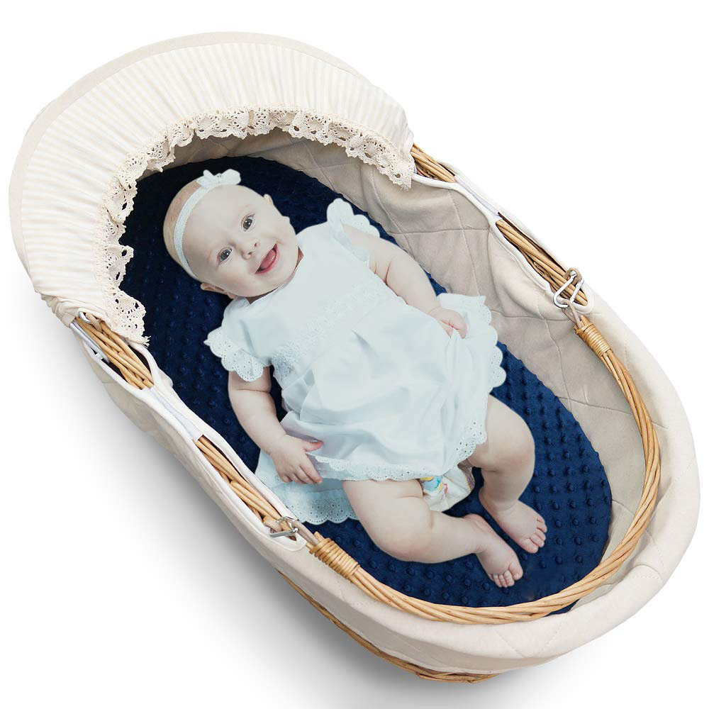 Comfy Moses Basket Pad Cover
