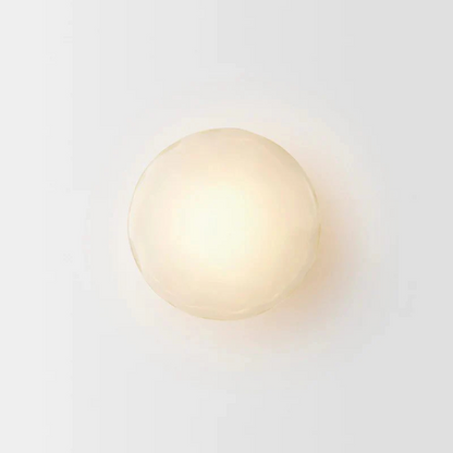 Sleek Glass Contemporary Wall Light