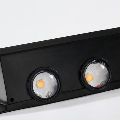 Outdoor Solar LED Wall Light Waterproof Rectangular Lamp
