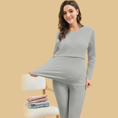 Cozy Maternity Dress for Lounging at Home
