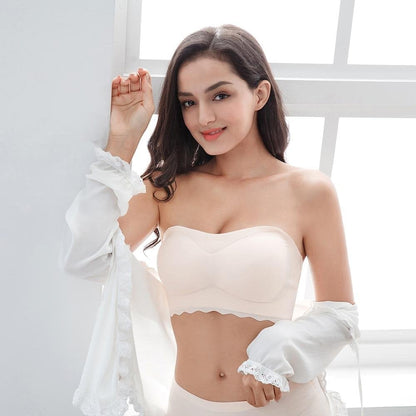 Befez | Curvy Women's Strapless Lift Push Up Bra