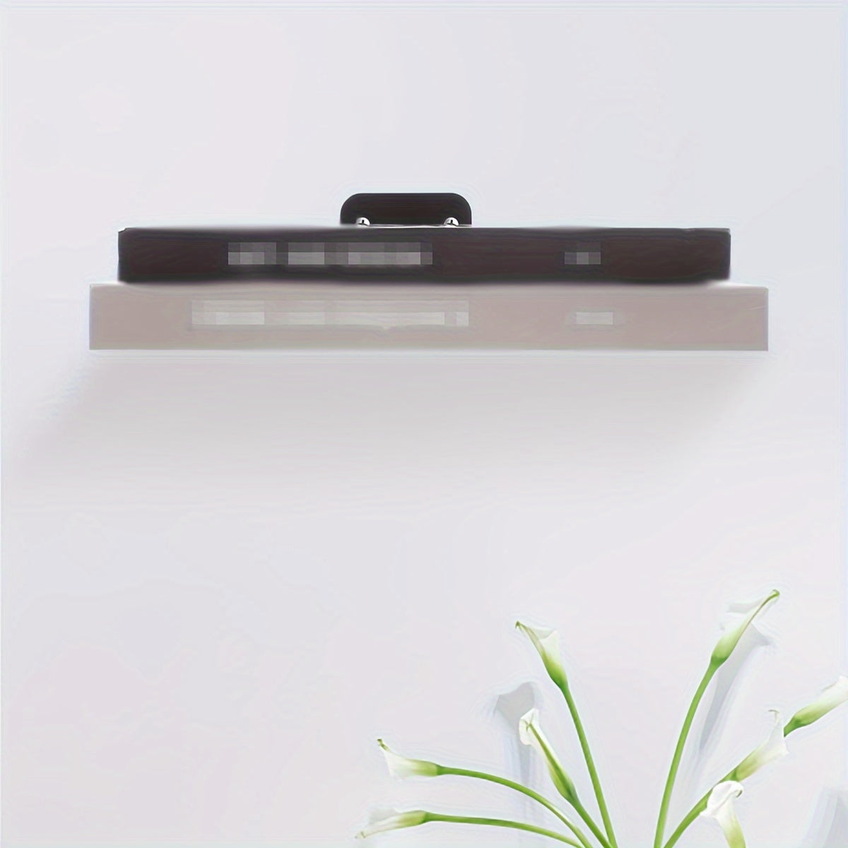 Simple Metal Bookshelf Decor