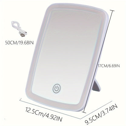 Stylish LED Vanity Mirror USB Rechargeable