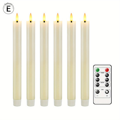 Warm LED Flicker Cone Candles