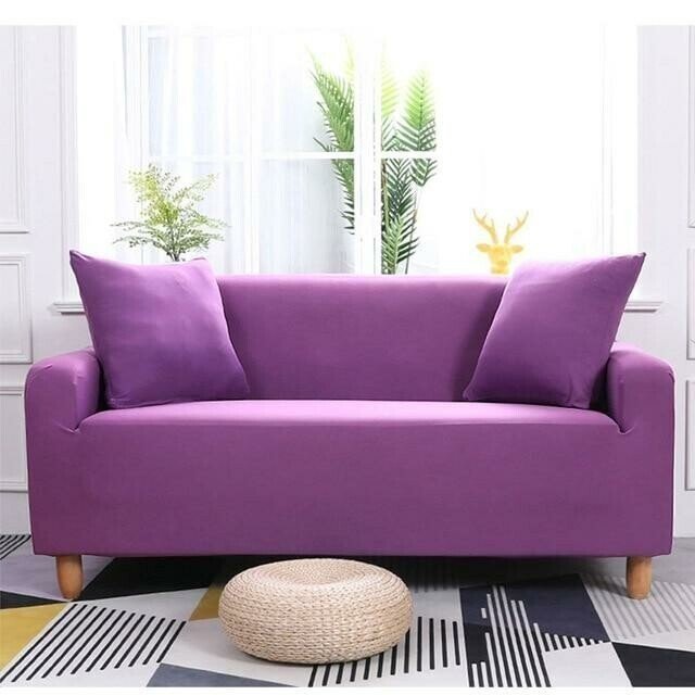 Befez | Elastic Sofa Slipcover - Solid Color