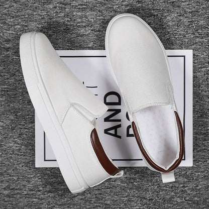 Casual Canvas Mens Slip On Shoes
