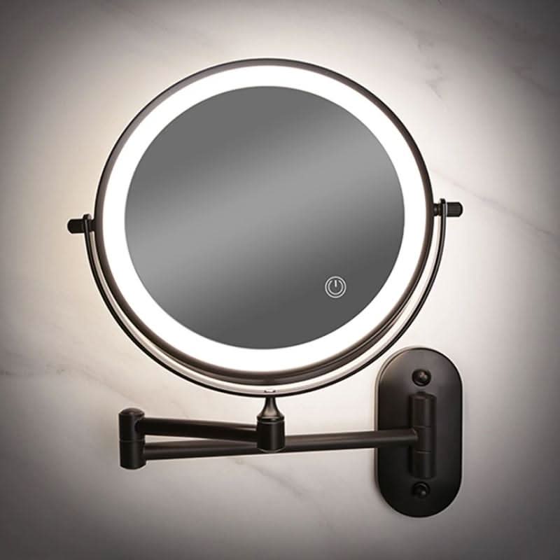 Compact LED Portable Makeup Mirror - 3 Color Lights