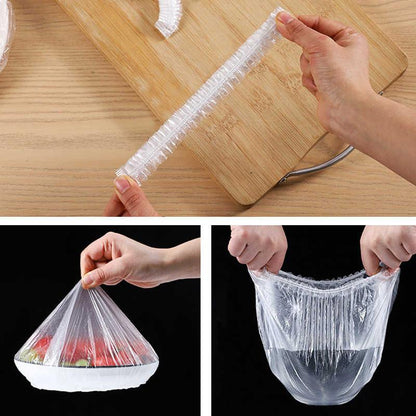 Reusable Plastic Wrap Sheets (100 Pack)