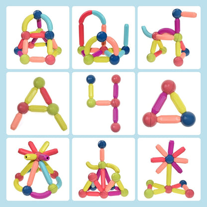 Colorful Magnetic Kids Building Blocks Set