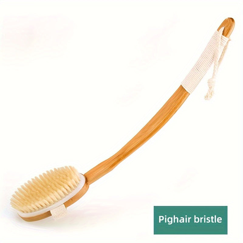 Soft Exfoliating Shower Brush with Long Handle