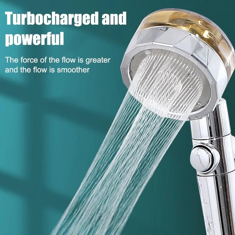 Eco Friendly 360° Rotating Power Shower Head