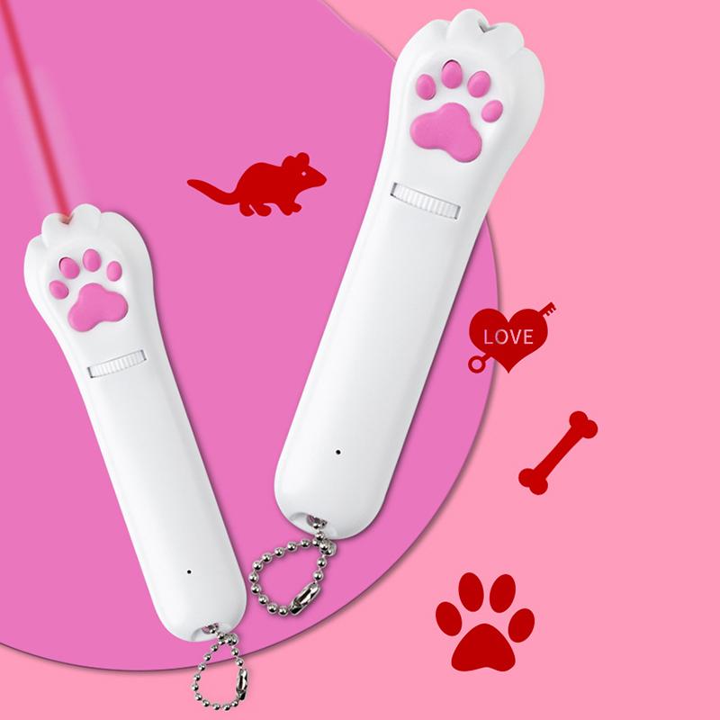 Fun Pet Laser Pointer Toy with LED Lights